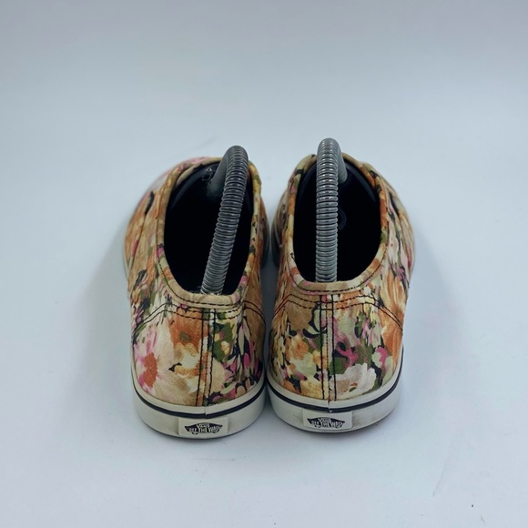 Vans flower print authentic sneaker womens 7.5 - Picture 4 of 6